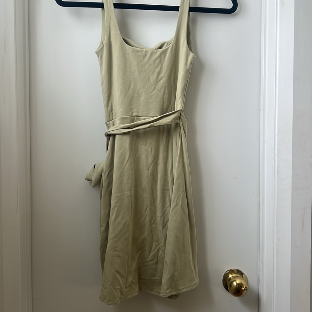 Aritzia Wilfred Green Saturn Mini Dress - Picture 4 of 5
